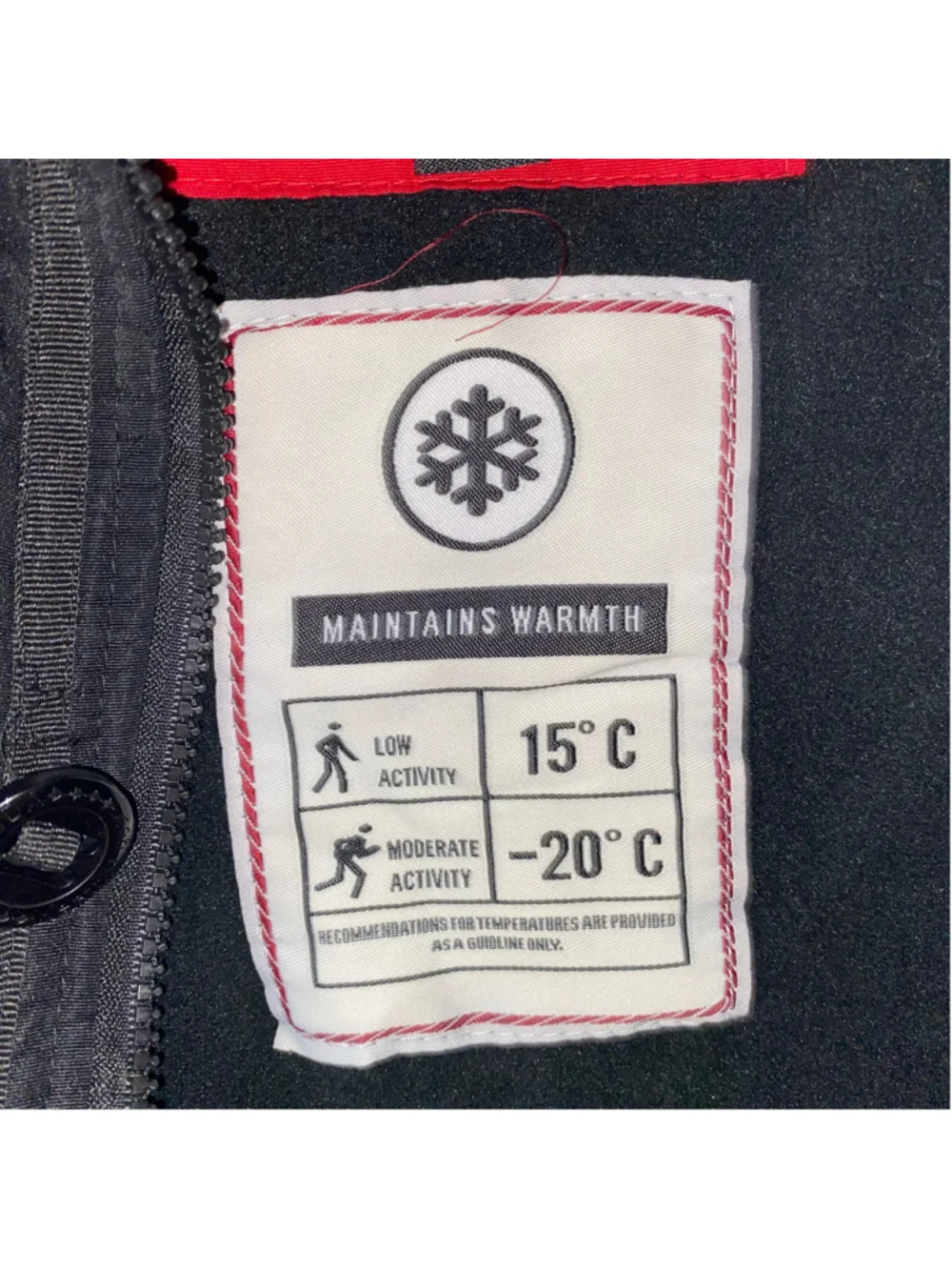 Boys Canada Weathergear Puffer Vest Size M 10/12 Black Red